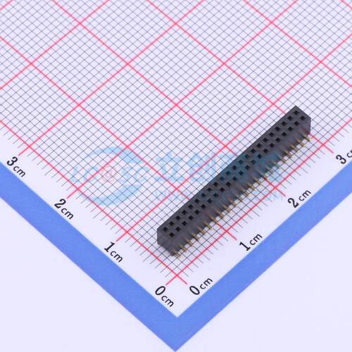 排母 X1321FVS-2x22-C43D48 SMD,P=1.27mm 2x22P 方孔 电子元器件