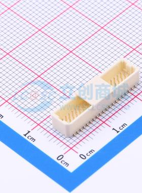 线对板针座 HC-SHD-2*20PLT-G-04 SMD,P=1mm 2x20P 立贴 原装正品