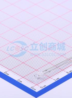 50只 发光二极管/LED DY-204UYC/SN-A4 黄色 插件,D=3mm 电子元器