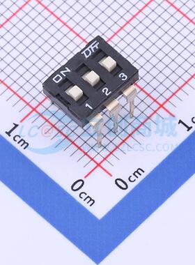 拨码开关 KH-10027A-HL2.54-3P 插件 原装正品 电子元器件配单