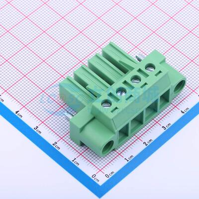 插拔式接线端子 JL5EDGKM-76204G01 P=7.62mm 1x4P 电子元器件