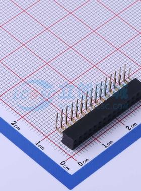 排母 FFH20002-D30B1004K6K 弯插,P=2mm 2x15P 方孔 电子元器件