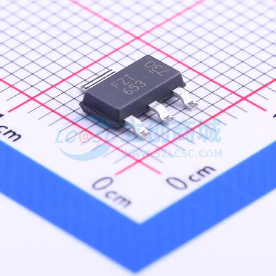 三极管(BJT) FZT653TA SOT-223-3 2A 100V DIODES(美台) 原装正品