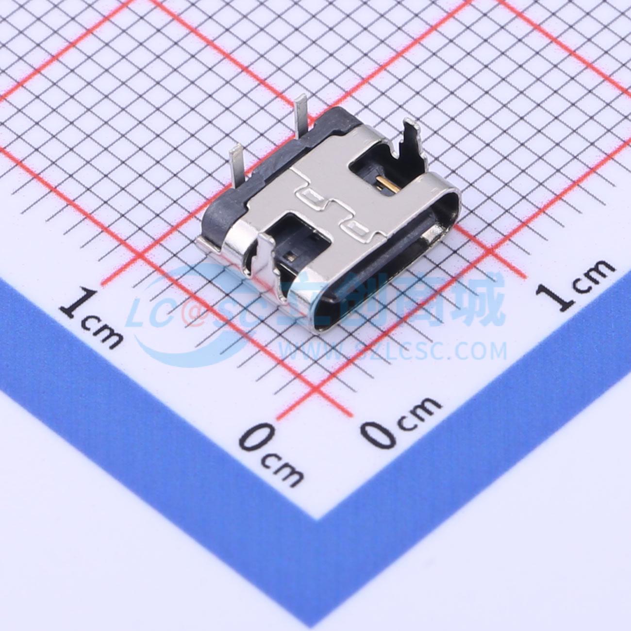 USB连接器 KH-TYPE-C-2P 插件 2P 原装正品 电子元器件配单