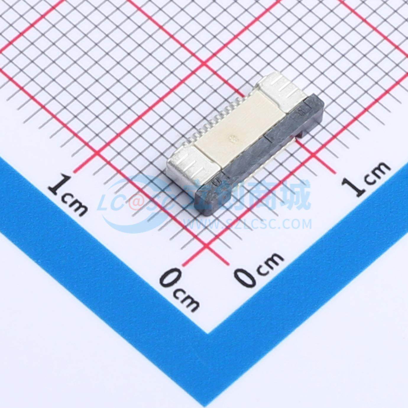 FFC/FPC连接器 FPC-0.5LX-11PH20 SMD,P=0.5mm,卧贴 抽屉式 11P
