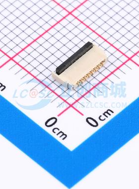FFC/FPC连接器 FPC-0.3HF-15PWBH10 SMD 翻盖式 15P 双侧触点/上