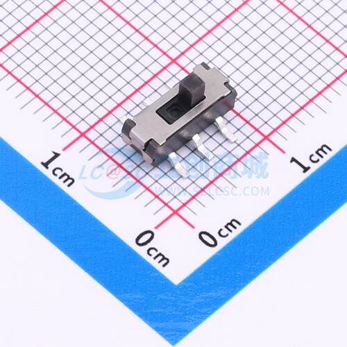 滑动开关 MST-22D18G2 BD 125 SMD-6P,9x3.5mm 双刀双掷 9.05mm 3