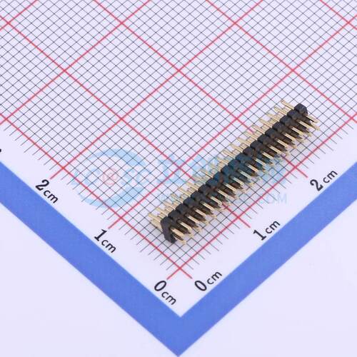 排针 X1321WV-2x19J-C30D23 插件,P=1.27mm 2x19P 方针 原装正品