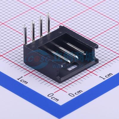 线对板针座 X2530WR-04-PTSN 弯插,P=2.54mm 1x4P 弯插 原装正品
