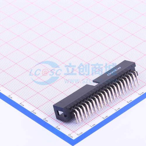 连接器 B-3000R40P-0110 弯插,P=2.54mm 2x20P 简牛座