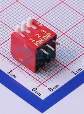 拨码开关 NDPL-03V 插件 原装正品 电子元器件配单