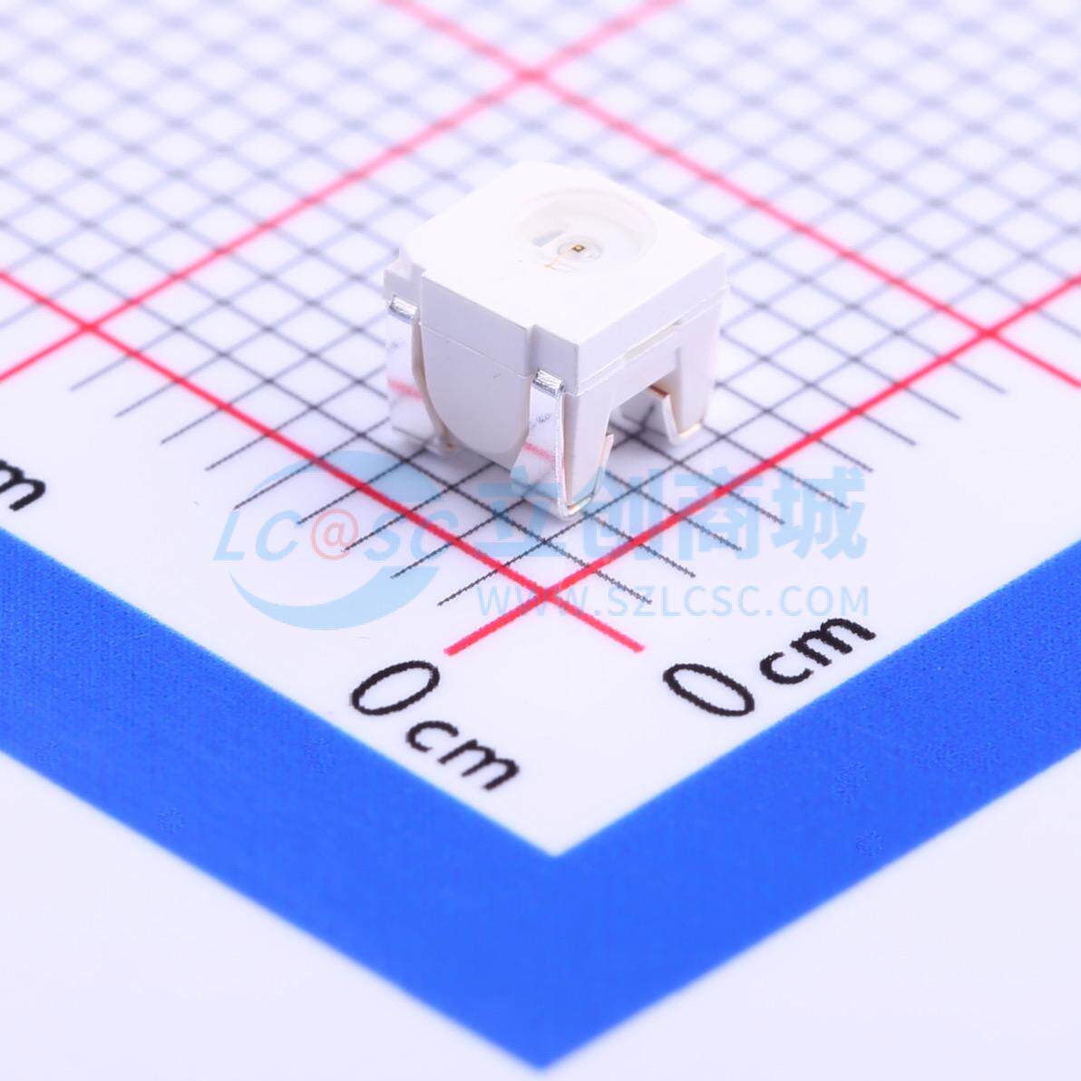 50只 发光二极管/LED 57-21/R6C-AP1Q2B/BF 红色 SMD,4x4mm 电子