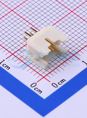 线对板针座 A2004WVA-2X02P 插件,P=2mm 2x2P 直插 电子元器件