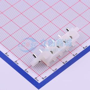 线对板针座 HX63080-4WAG 弯插,P=6.35mm 1x4P 弯插 电子元器件