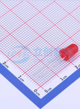 50只 发光二极管/LED 333ID/E-A 红色 插件,D=5mm 原装 电子元器