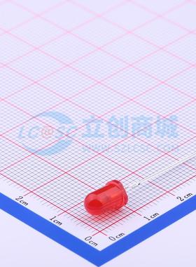50只 发光二极管/LED DY-333URD/SN-A3(EL) 红色 插件,D=5mm 原装