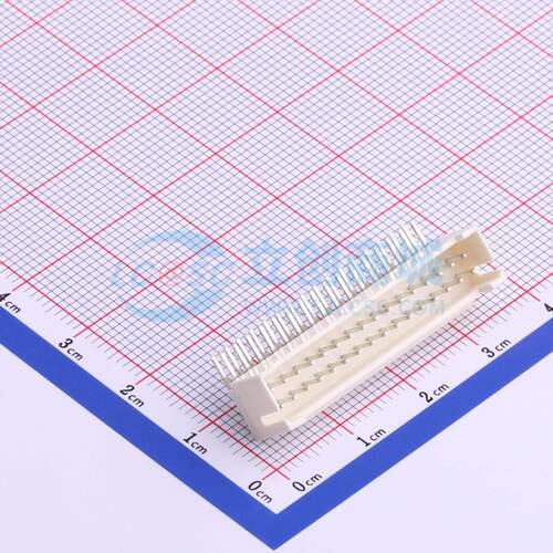 线对板针座 HX20028-32WAP 弯插,P=2mm 2x16P 弯插 电子元器件