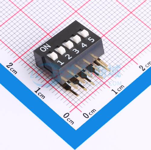 拨码开关 DA-05-K-T 插件 原装正品 电子元器件配单