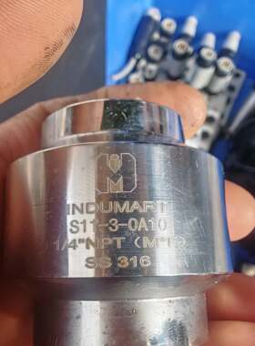 INDUMART S11-3-0A10不锈钢旋转接头，1/4
