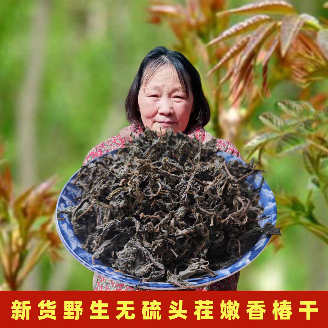 干香椿干货500g2026年农家自晒头茬嫩香椿叶湖北特产野生香椿干