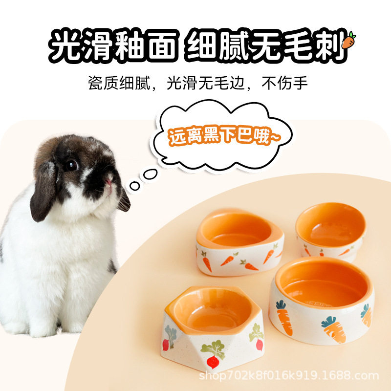 宠物胡萝卜陶瓷食盆兔子小动物龙猫豚鼠荷兰猪猫咪狗草架卡通碗,宠物/宠物食品及用品,宠物周边及其他,淘宝优惠券,粉丝福利购,淘宝优惠卷