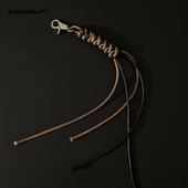 手工编织蜡绳挂件裤 绳腰间配饰包挂件Clean fit