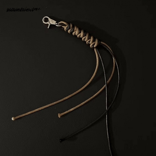 手工编织蜡绳挂件裤绳腰间配饰包挂件Clean fit