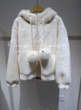 拍下改价 卡芙芮正品国内代购2024冬颗粒绒短外套4D125401--979