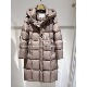 2024冬中长休闲连帽羽绒服4D110016 卡芙芮专柜正品 国内代购 2599