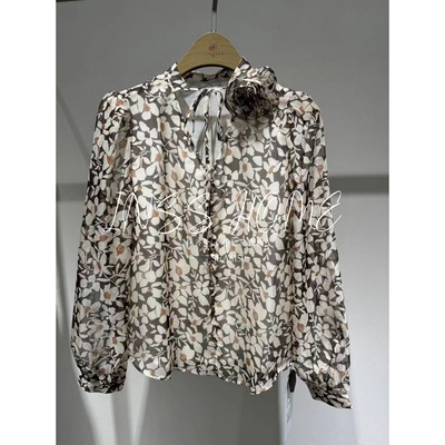 现货速发卡芙芮正品国内代购2024秋长袖印花上衣4C201008--599