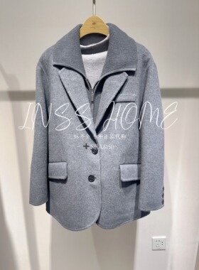 卡芙芮2024秋国内专柜代购4C116401中长款呢子大衣1999