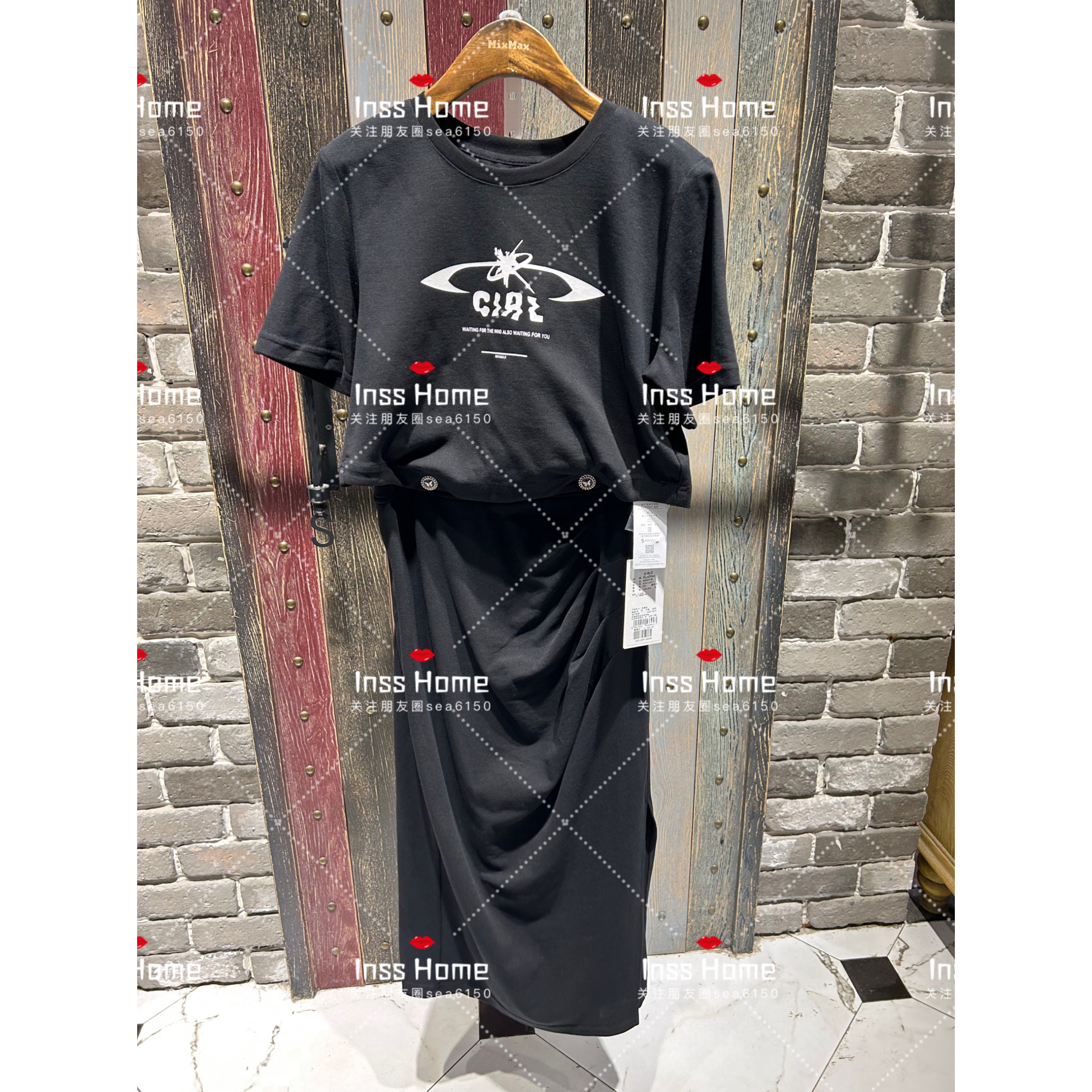 国内专柜正品代购MixMax24夏季新品短袖连衣裙6242160911--639