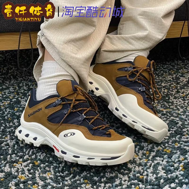 Salomon男女系带户外徒步鞋