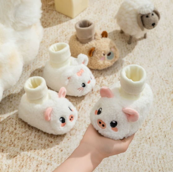 全棉母婴纯棉婴儿春秋冬季0-12个月步前鞋袜子男女宝宝通用一体袜