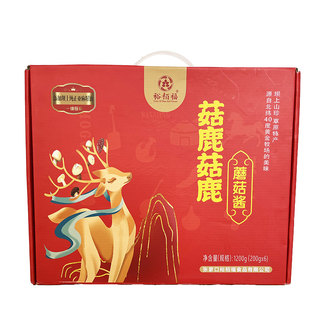 【坝上沽源】裕栢福 菇鹿菇鹿酱大礼包200g*6瓶 蘑菇酱礼袋装