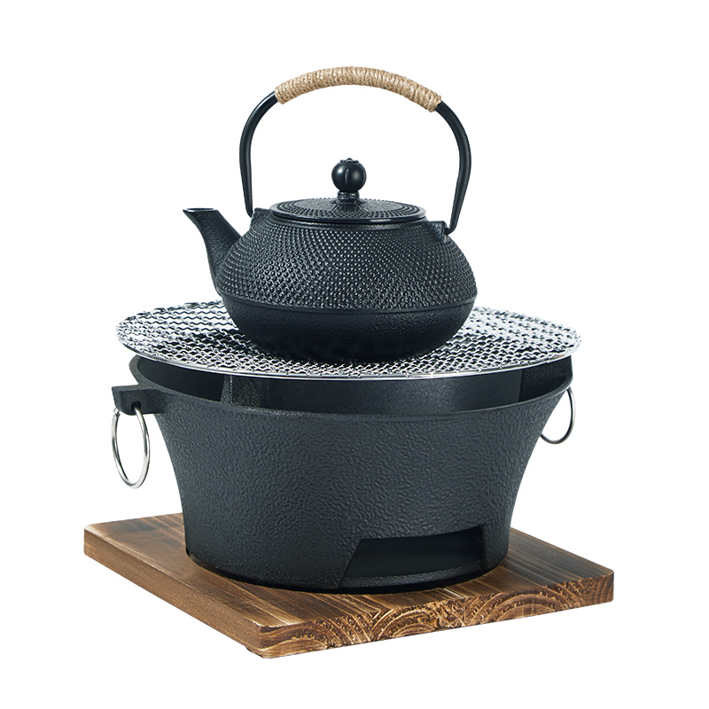 围炉煮茶小炉子家用室内碳炉围炉煮茶木炭烧烤老式煮茶炉户外烤肉