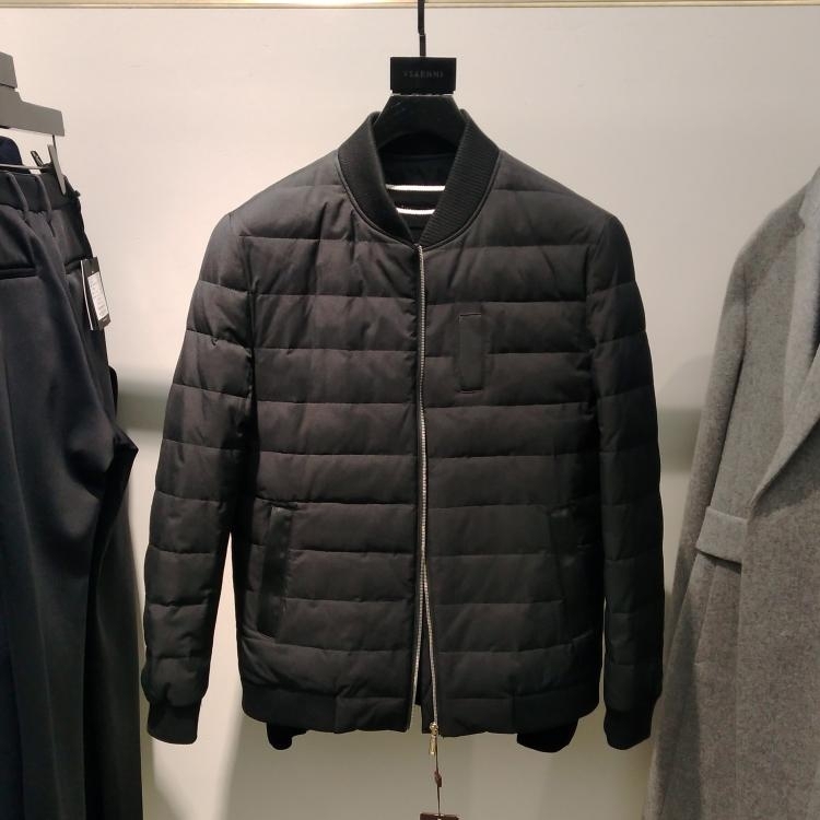 专柜男装羽绒服秋冬夹克款精神