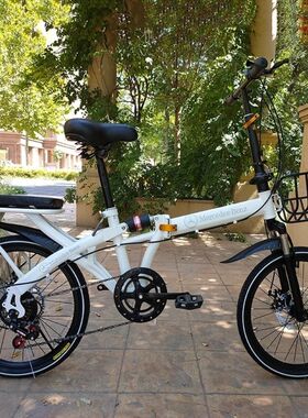 奔驰奥迪折叠自行车成人20寸男女变速便携4S店礼品车定制logo