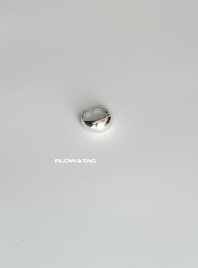 FLOWTAG女银个性简约时尚戒指