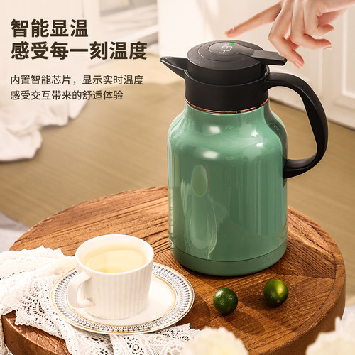 带茶滤闷泡保温壶304不锈钢