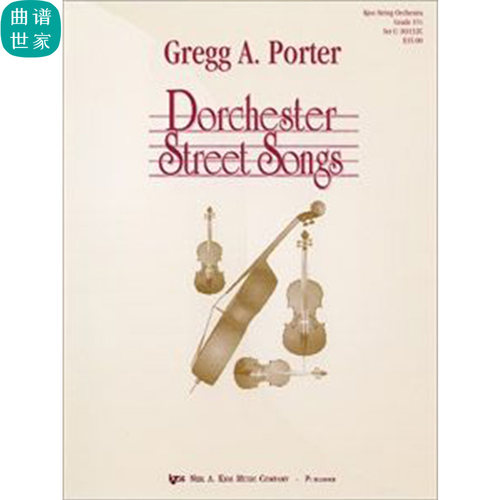 弦乐团 多切斯特街歌曲Dorchester Street Songs 初级总分谱MP3
