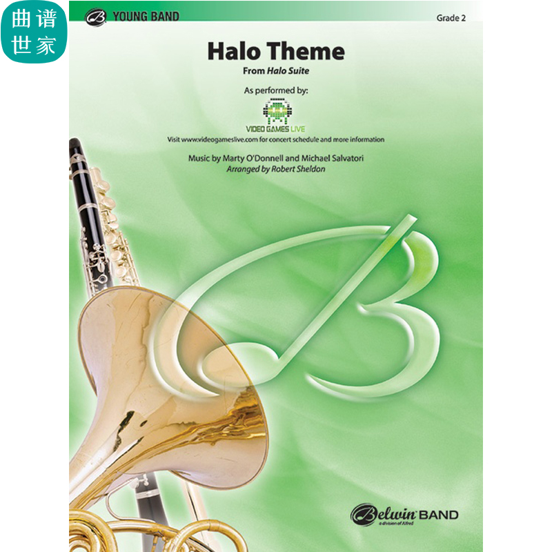 Halo Theme 光晕主题(from Halo Suite) 管乐团总谱 2级总分谱mp3