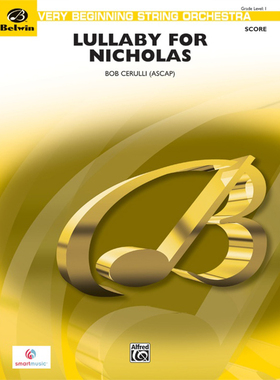 尼古拉斯的摇篮曲1级交响弦乐队总分谱 MP3 Lullaby for Nicholas