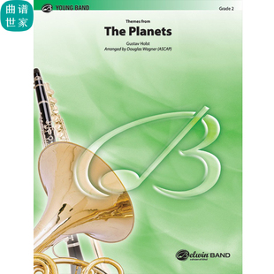 管乐总谱 The Planets行星 2.0级总谱分谱MP3