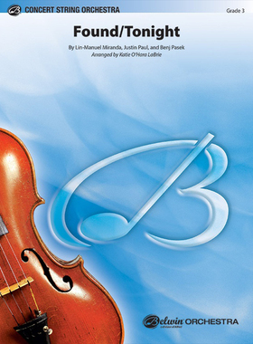 找到/今晚 Found-Tonight 弦乐团 3-4级 总谱 分谱 mp3