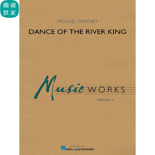 3.0级管乐合奏 Dance of the River King河神的舞蹈 总谱 分谱mp3