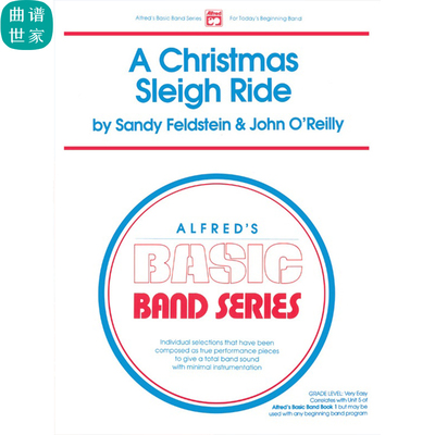 管乐合奏 圣诞歌雪橇行A Christmas Sleigh Ride 总分谱mp3 1.0级