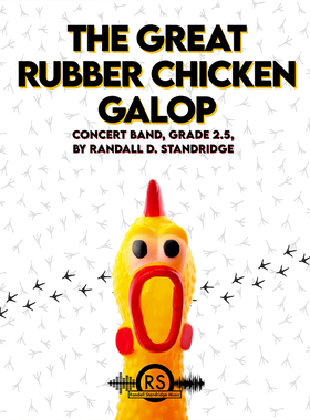 管乐总谱 尖叫鸡之舞The Great Rubber Chicken Galop 总分谱 mp3