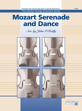交响弦乐 莫扎特嬉游曲 1级总分谱MP3 Mozart Serenade and Dance