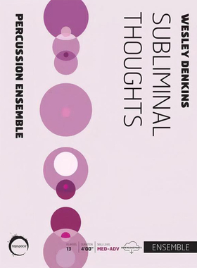 Subliminal Thoughts 潜意识 中高级 打击乐团 合奏 总谱分谱 MP3